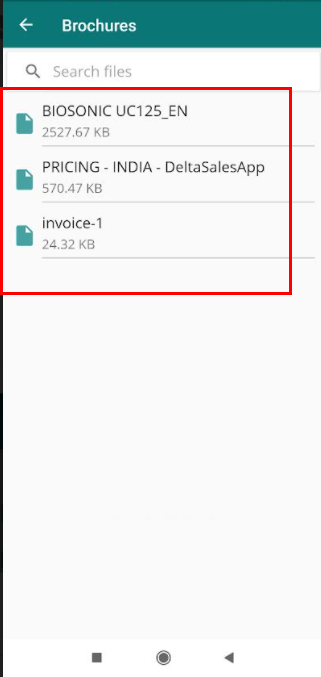brochures files