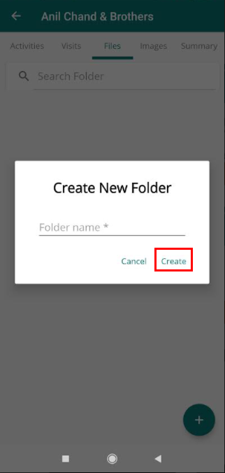 party folder create