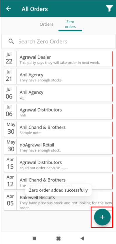 add zero order