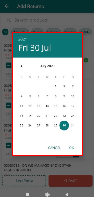 calender page