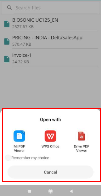 open with popup