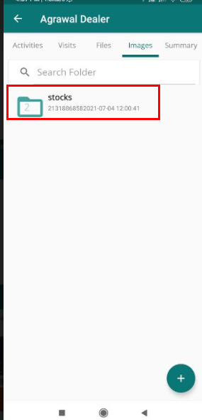 party created folder