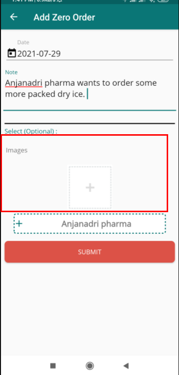 zero order image box
