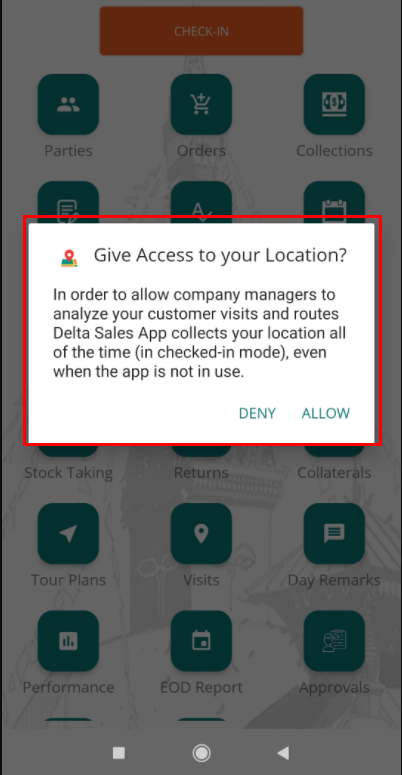 Access Location