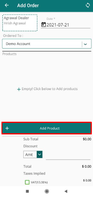 add product icon