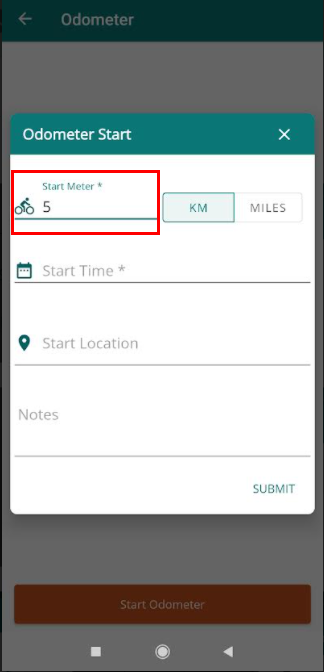 start meter