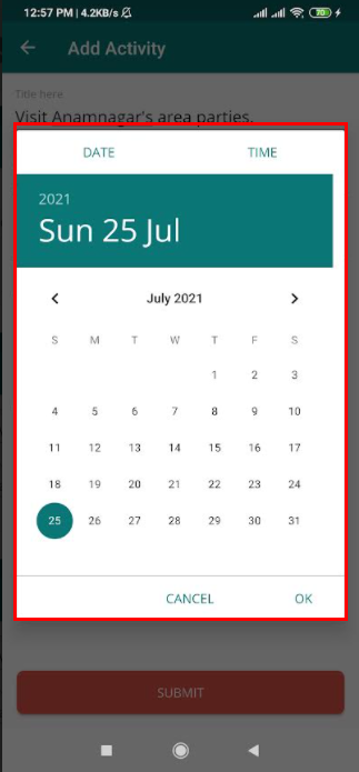 activity date