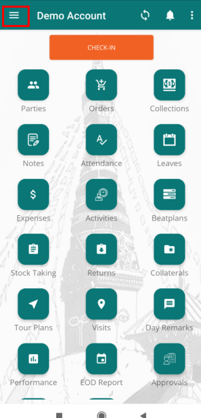 left side icon