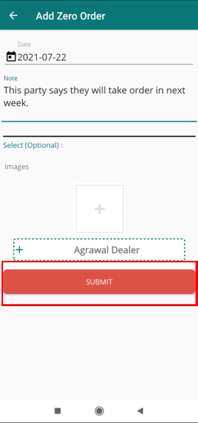 zero order submit