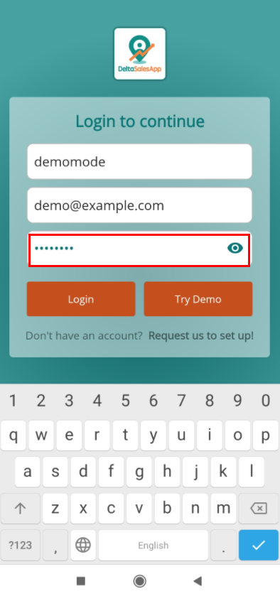 login password