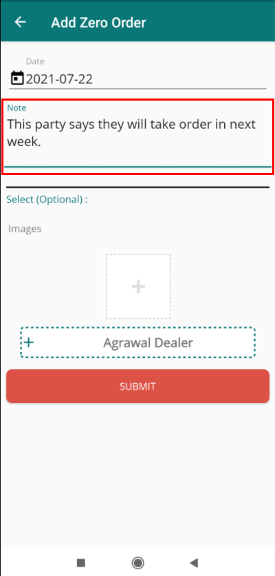 zero order notes