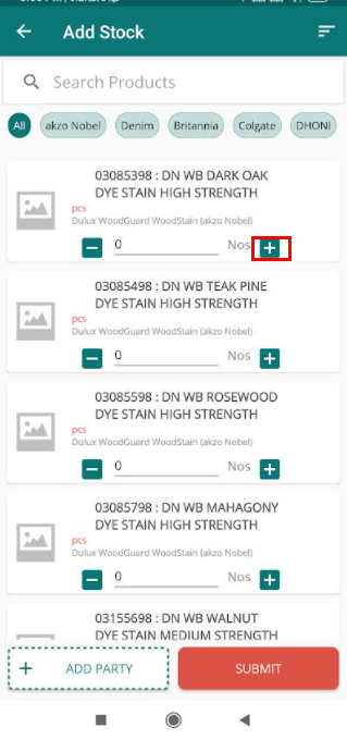 add stocks page