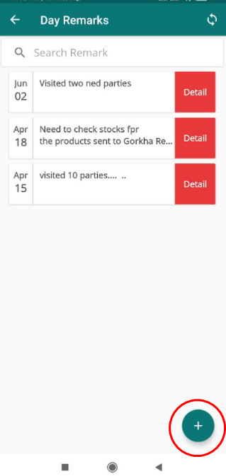 add icon for day remarks