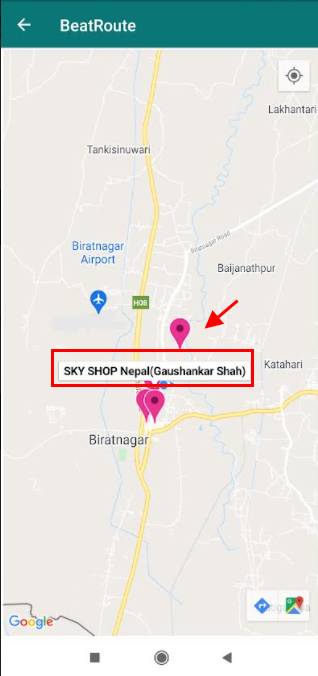 beatroute location mark