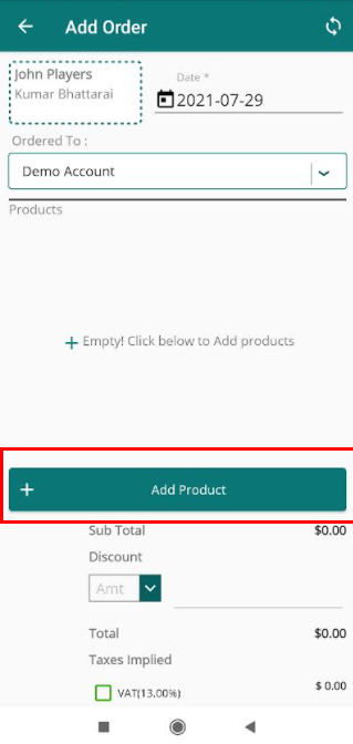 add product