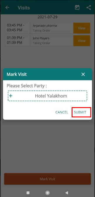 submit visit