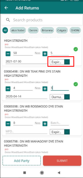 expire date page