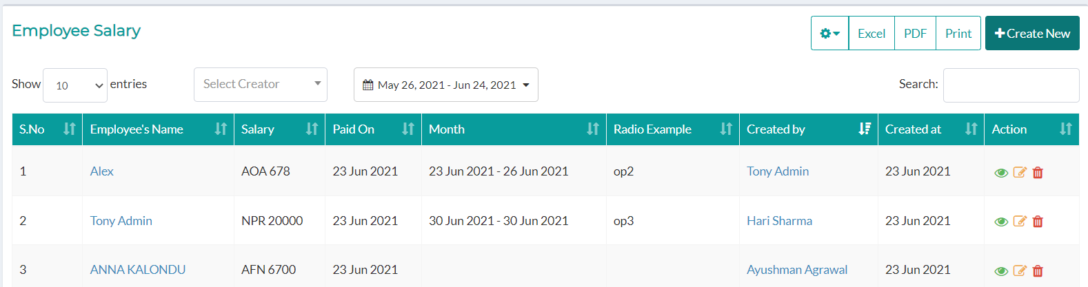 custom module example